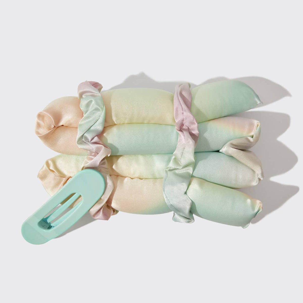 Holiday XL Satin Heatless Styling &amp; Flat Lay Claw 4pc Set