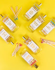 Manifest That Shit - Glass Bottle Safety Matches - White
