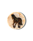 Hand-painted Horse Compact Mirror | Eco-Friendly