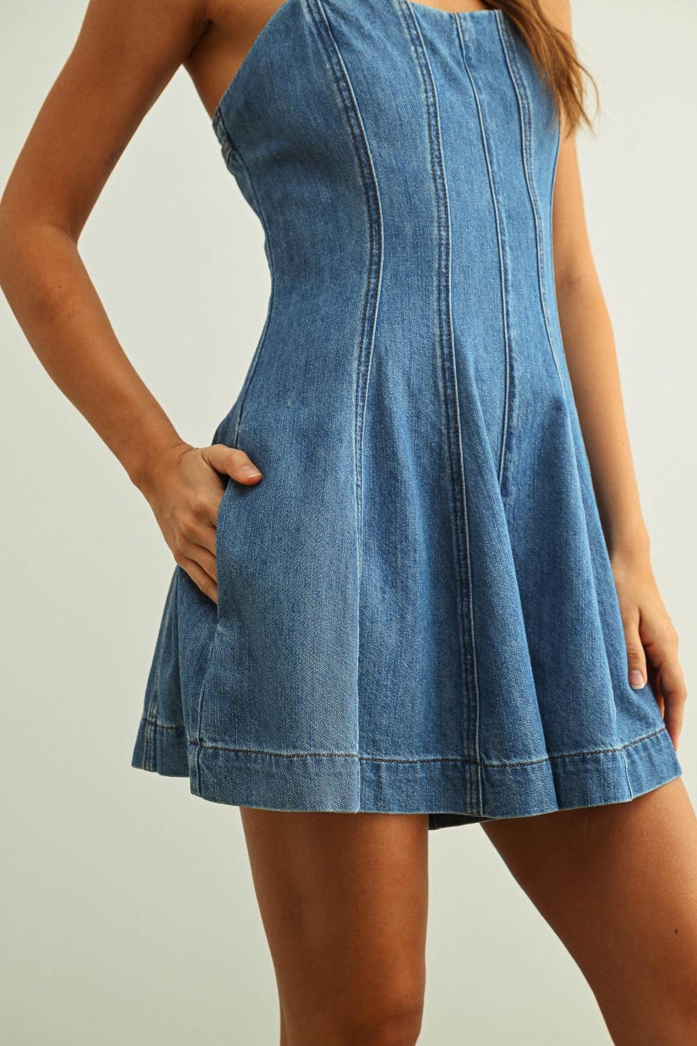 Dixie Denim Romper
