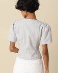 Skyler Puff-Sleeve Top