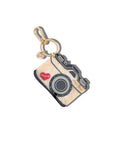 Hand-Painted NY Vintage Camera Bag Charm + Keychain | Eco-Friendly