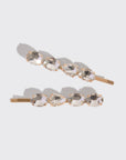 Holiday Gemstone Bobby Pins 2pc Set