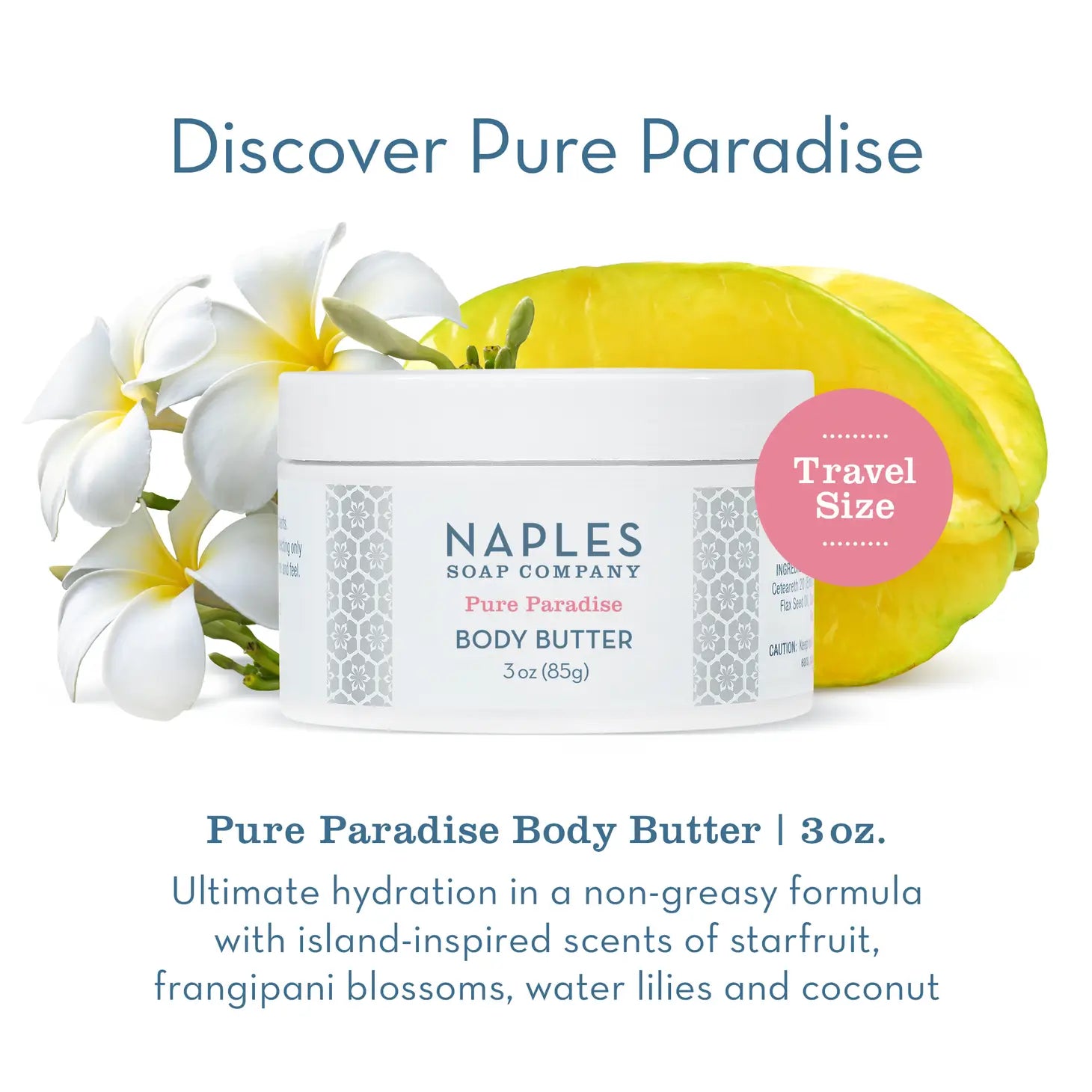 Pure Paradise Body Butter 3 oz