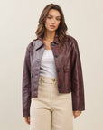 Aesha Vegan Leather Jacket