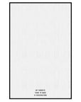 Overlock Tea Towel - Reservations