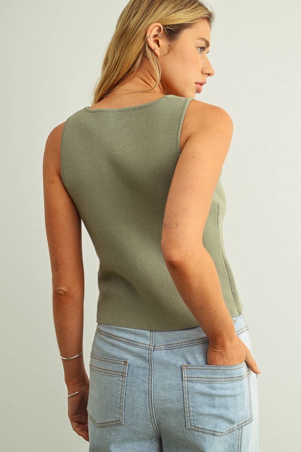 Vanna Knit Vest Top