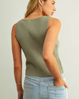 Vanna Knit Vest Top
