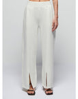 Lincoln Front Slit Knit Pant