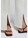 Lincoln Front Slit Knit Pant