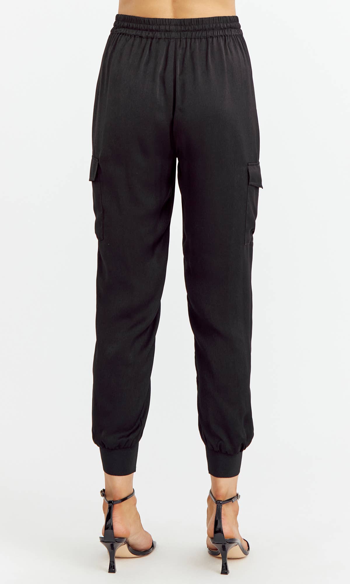 Weston Satin Cargo Joggers