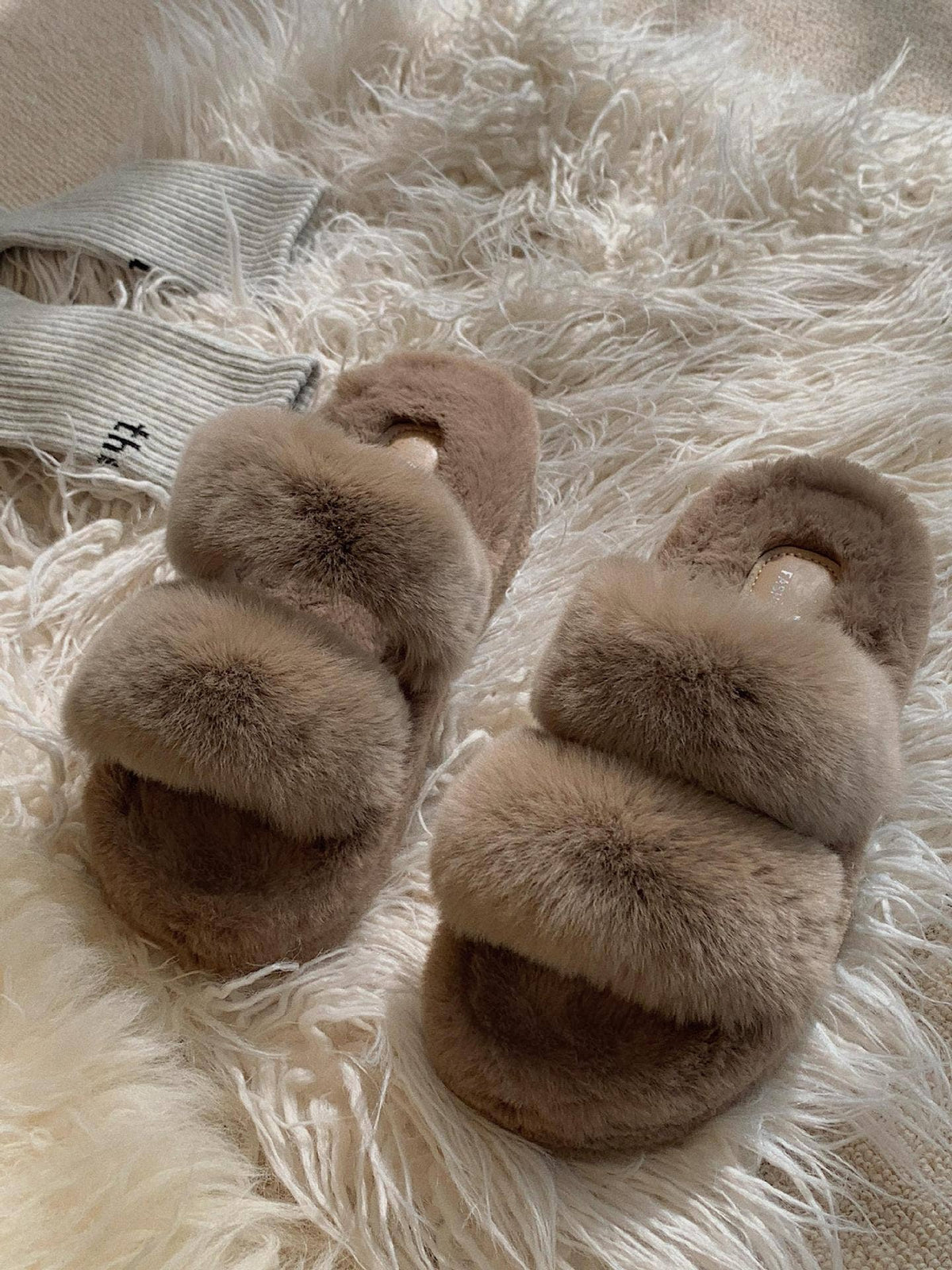 Fur Chunky Slippers