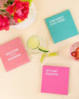 Welcome to the Shitshow - Colorful Cocktail Napkins