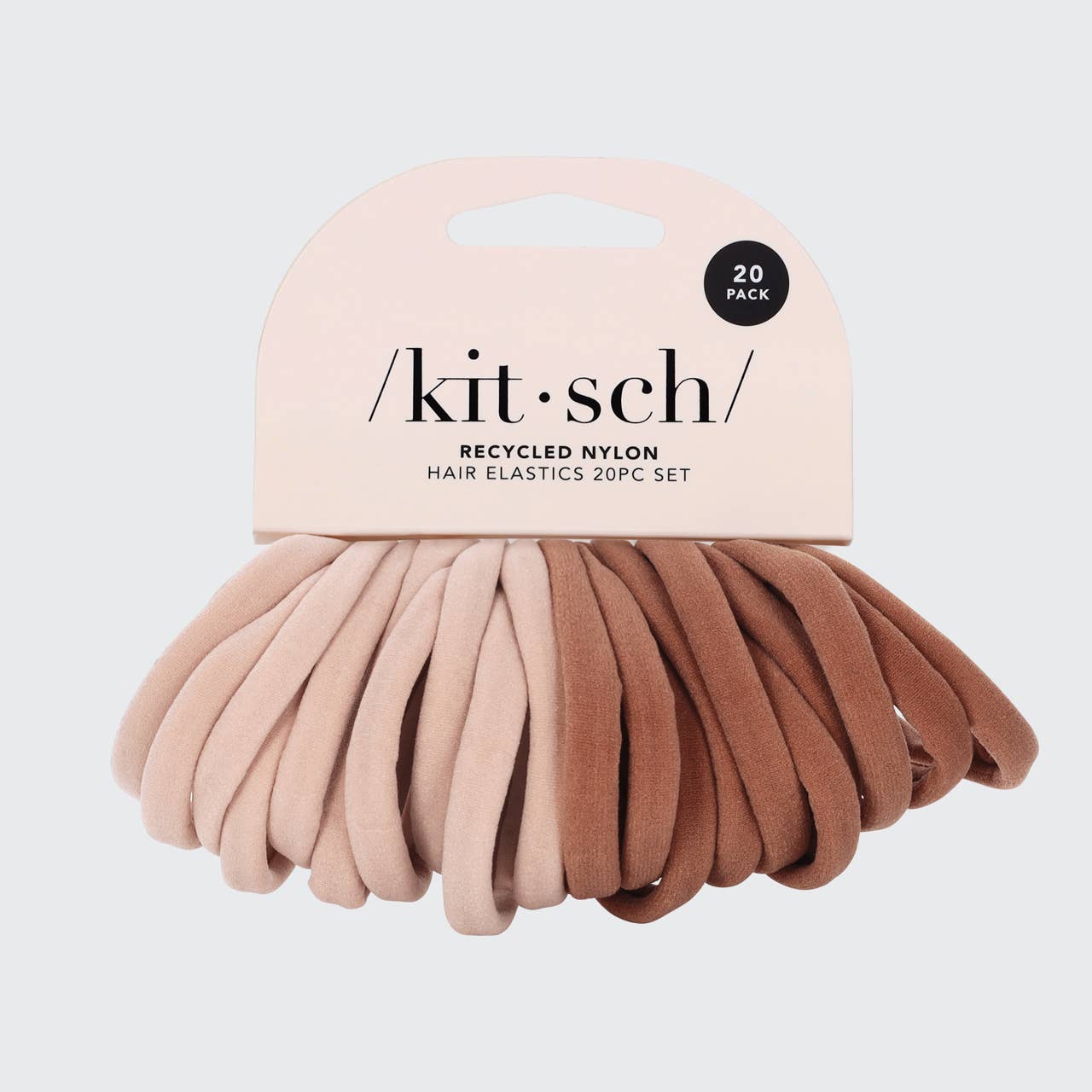 Eco-Friendly Nylon Elastics 20pc set - Blush