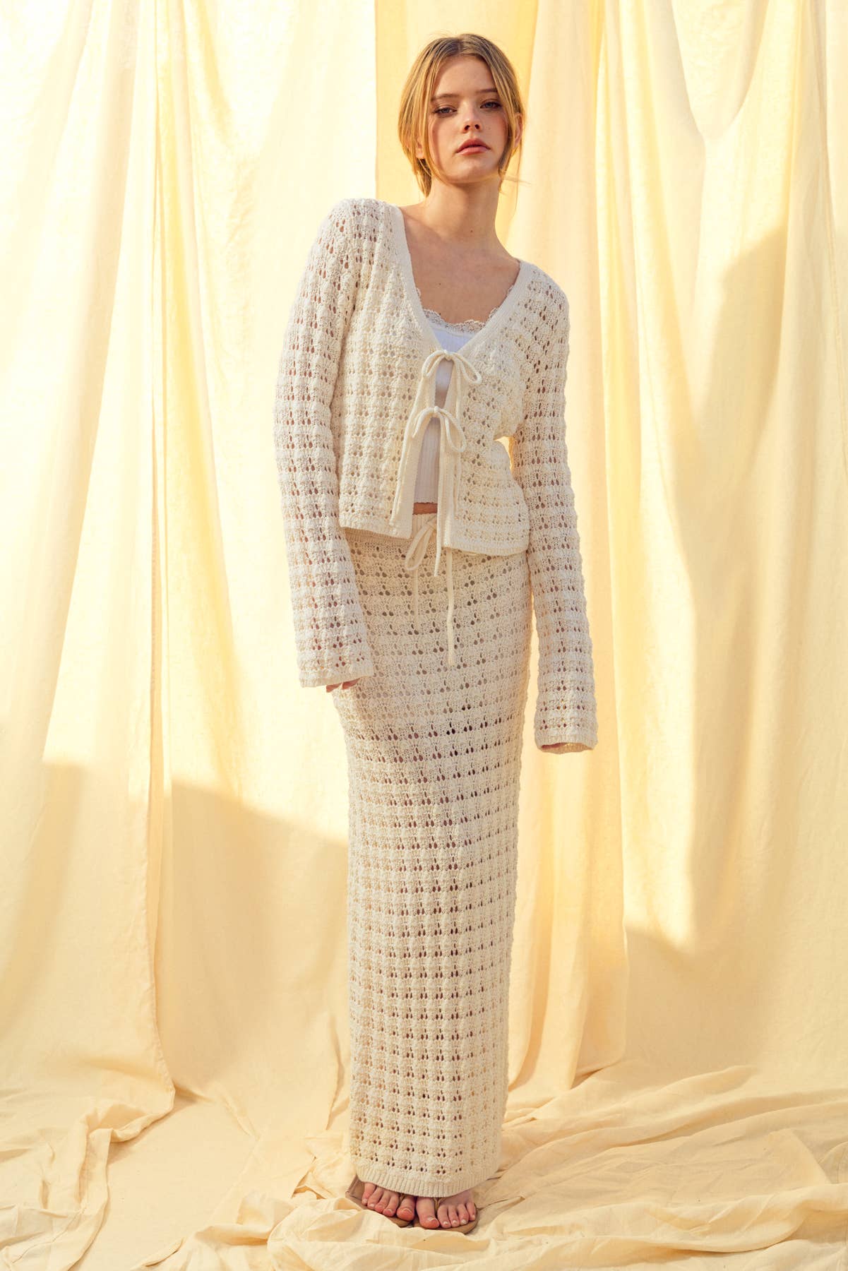 Cora Crochet Cardigan
