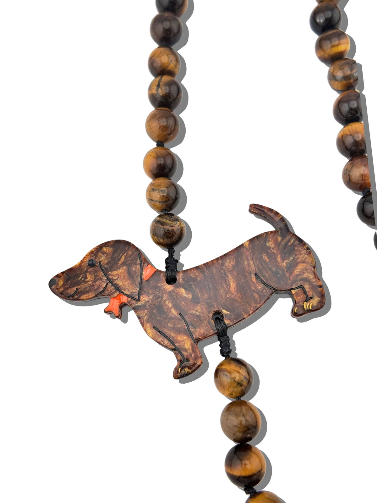 Hand-painted Dachshund Bracelet Phone Chain