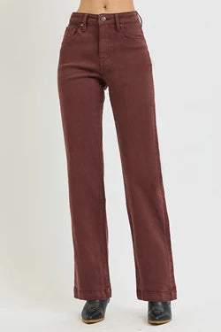 Mocha High Rise Straight