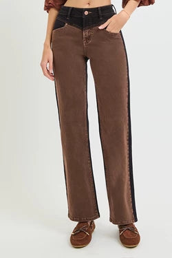 Cocoa Contrast Straight