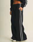 Side Stripe Low Waist Sweatpant