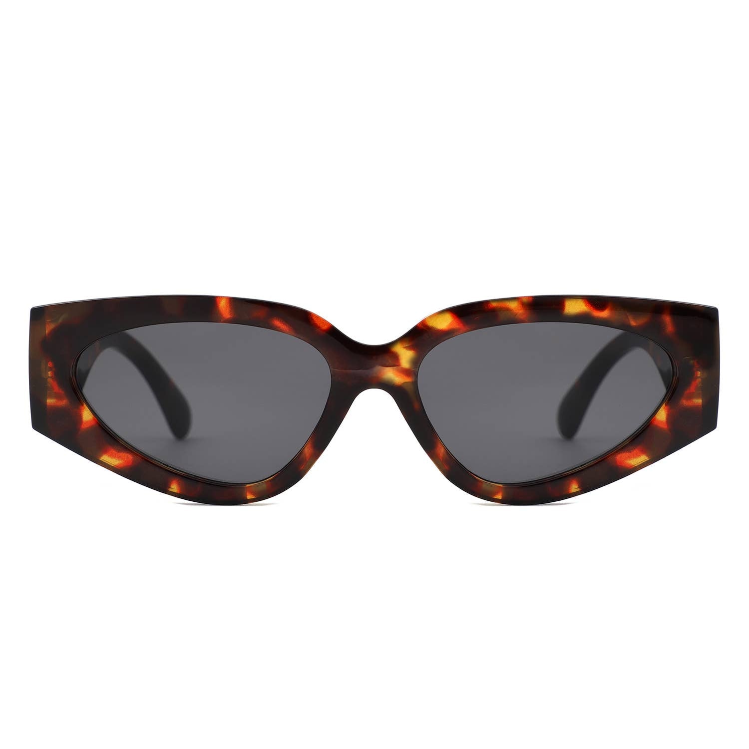 Retro Chic Narrow Bold 90s Women Cat Eye Sunglasses