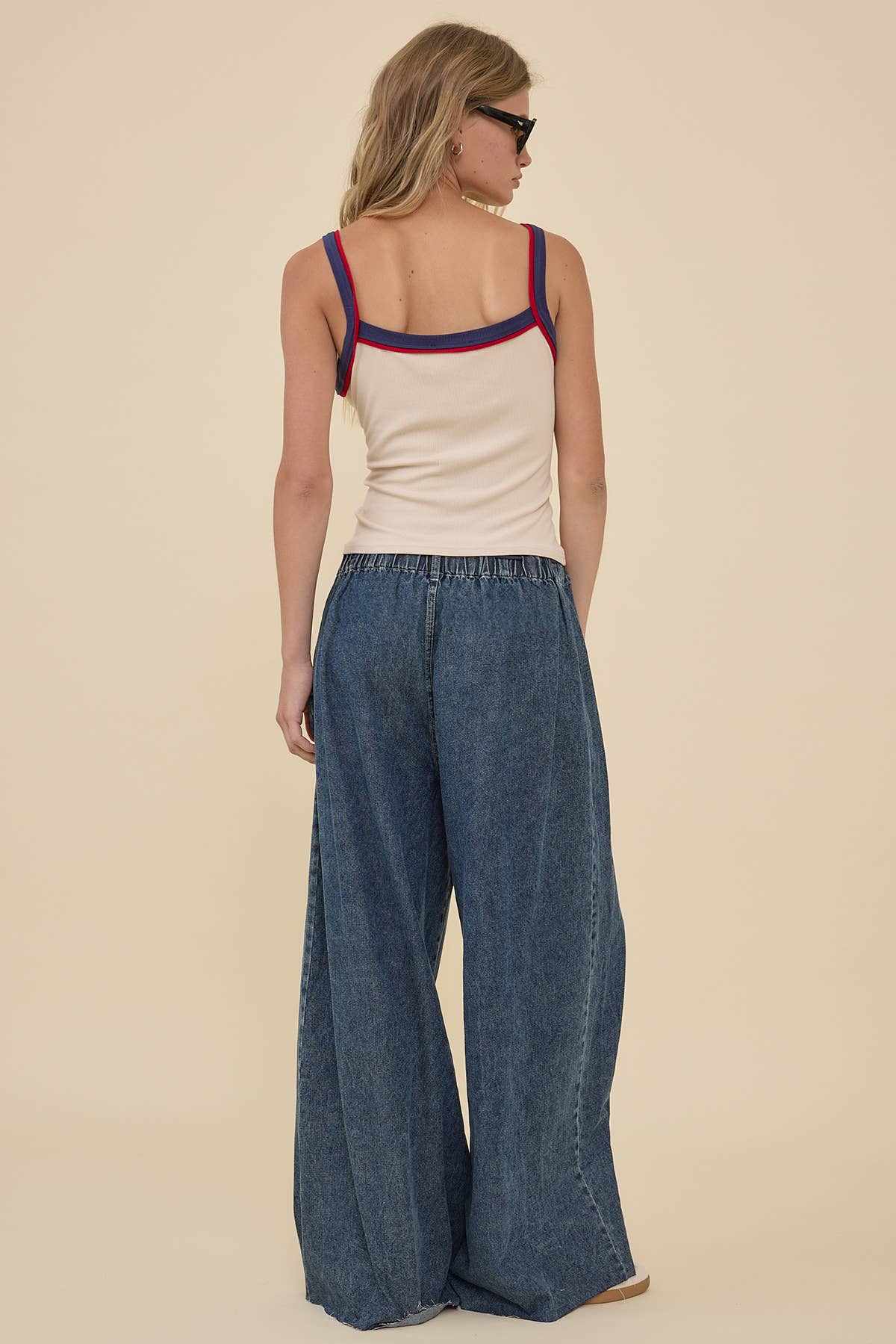 Mary Wide Leg Denim Pants
