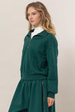 Mara Collared Sweatshirt