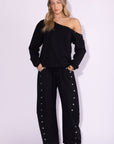 Rebel Heart One-Shoulder Top