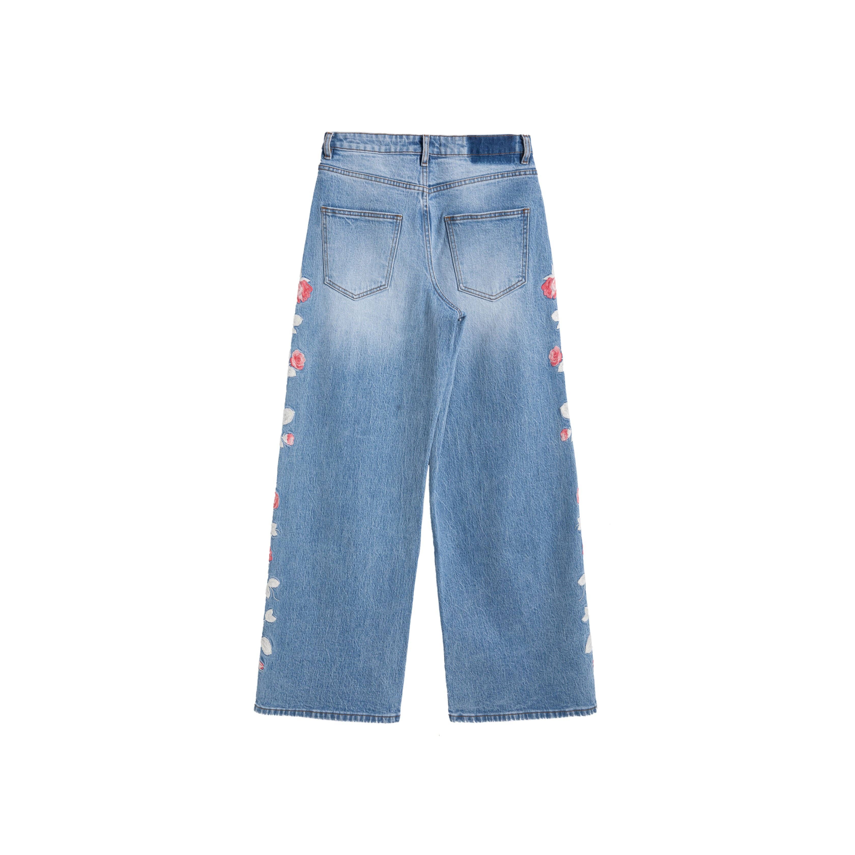 Charlie Floral Embroidery Jean – SANITY