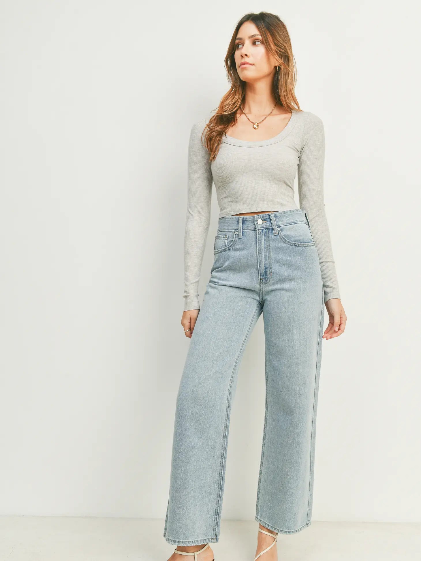 Sloane Barrel Leg Jean