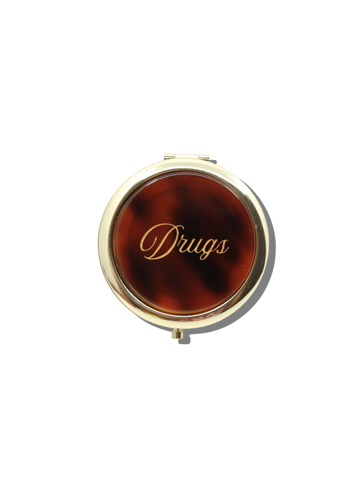 Hand-painted Drugs Handbag Hero Pill Compact