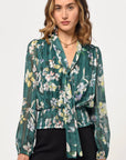 Estelle Tie Neck Blouse