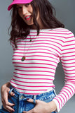 Bea Stripe Fitted Sweater