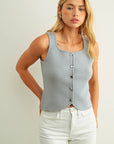 Vanna Knit Vest Top
