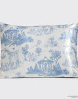 Bridgerton x Kitsch Satin Pillowcase in Garden Toile