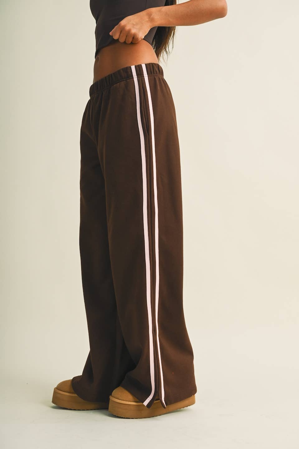 Side Stripe Low Waist Sweatpant