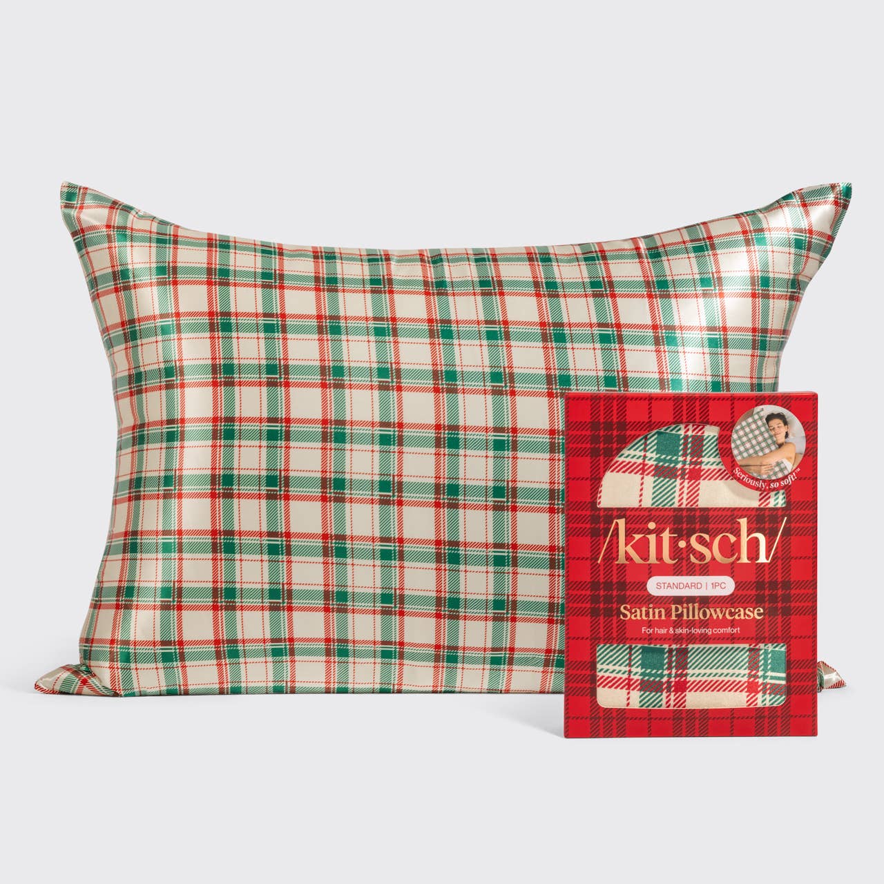 Standard Satin Pillowcase - Holiday