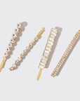 Holiday All Dressed up Rhinestone Bobby Pins 4pc Set