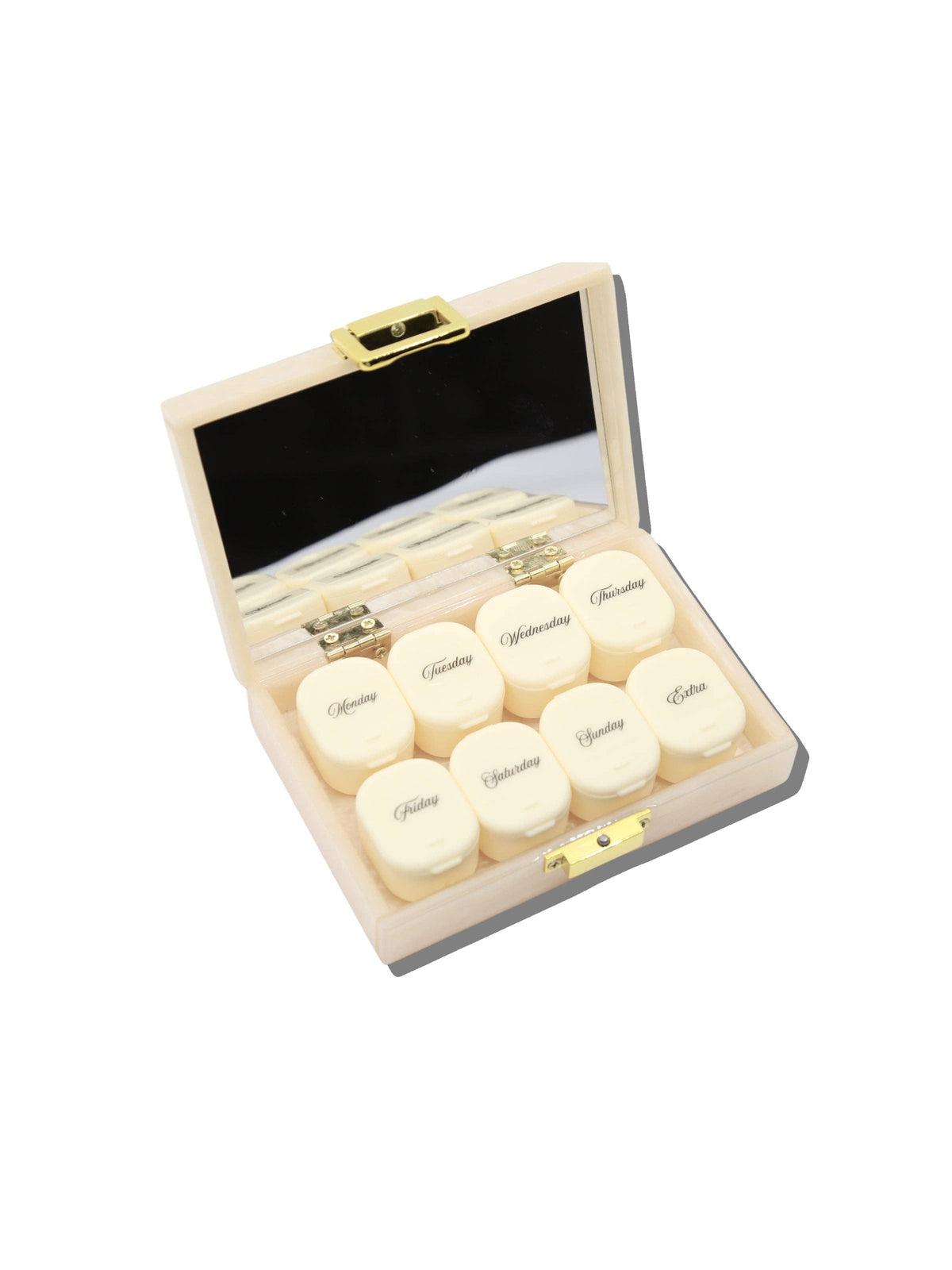 Hand-painted Pharmacie Daily Ritual Pill Case