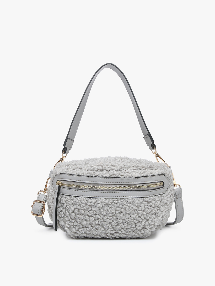 Brookie Sherpa Belt Bag w/ Vegan Strap