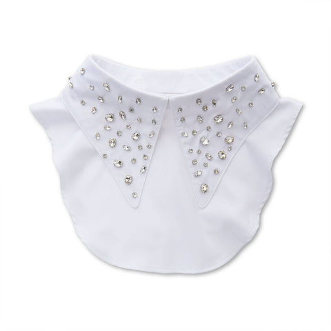 White Crystal Pointed Collar