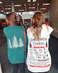 Sparkling Christmas Tree Embroidered Crewneck Sweatshirts