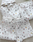 A Cottage Christmas Icons Quilted Shorts