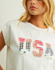 Presley USA Patchwork Tee