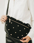 Chic Gold Studded Westlyn Bum Bag