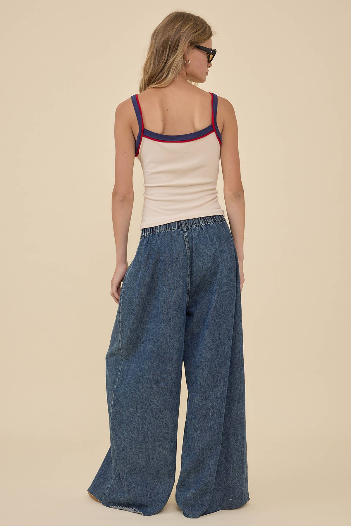 Mary Wide Leg Denim Pants