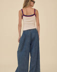 Mary Wide Leg Denim Pants