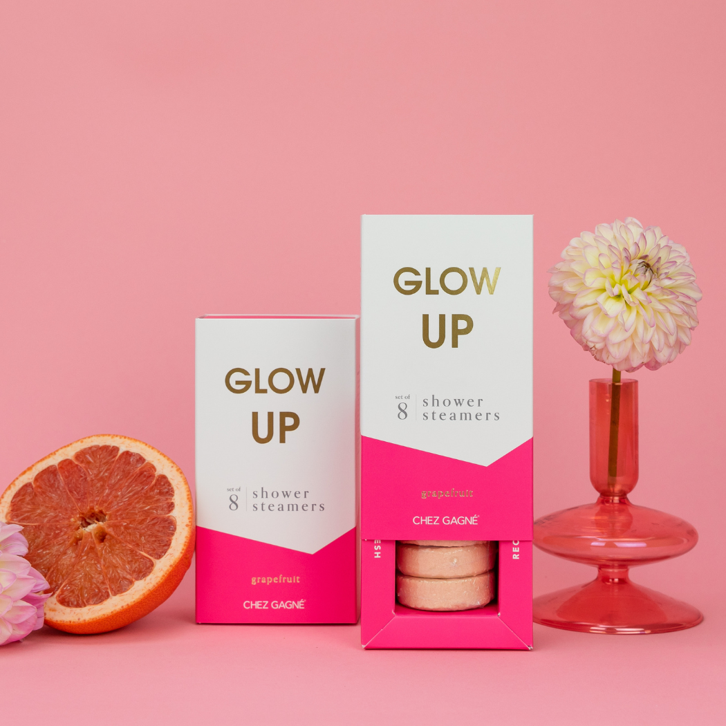 Glow Up - Aromatherapy Shower Steamers - Grapefruit - Set of 8