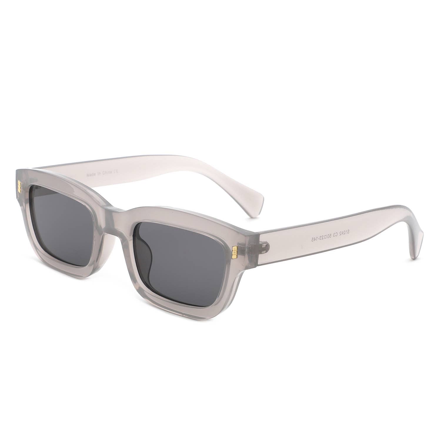 Rectangular Fashion Bold Vintage Inspired Sunglasses