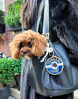 Hand-painted Caviar Bag Charm + Keychain