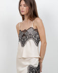 Kaley Contrast Lace Top